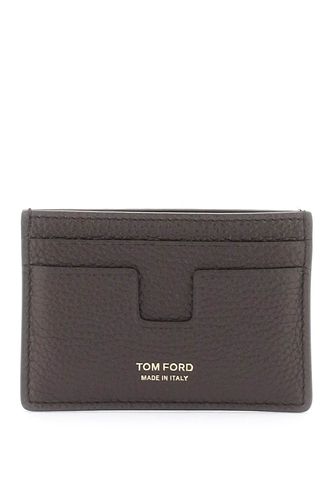 Grained Leather Card Holder - Tom Ford - Modalova