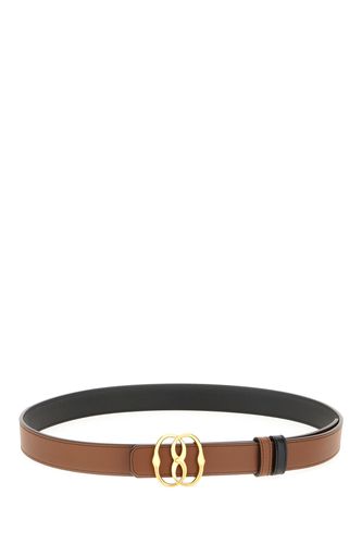 Bally Brown Leather Reversible Belt - Bally - Modalova