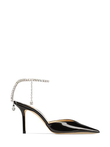 Black Patent Leather Pumps With Crystals - Jimmy Choo - Modalova