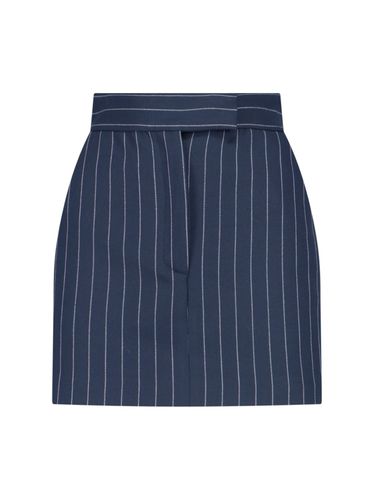 The Andamane Pinstriped Mini Skirt - The Andamane - Modalova