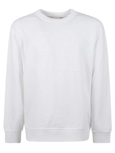 Logo Embroidered Rib Sweatshirt - Burberry - Modalova