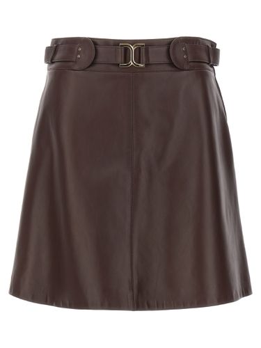 Chloé Leather Mini Skirt - Chloé - Modalova