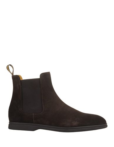 Dark Suede Beatles Style Ankle Boots - Doucal's - Modalova