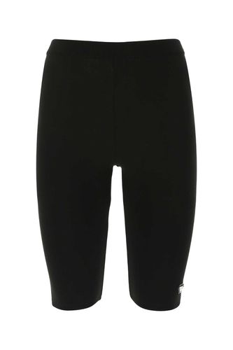 Prada Black Viscose Blend Leggings - Prada - Modalova