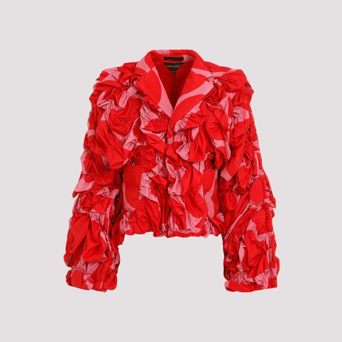 Floral-appliqué Jacket - Comme des Garçons - Modalova