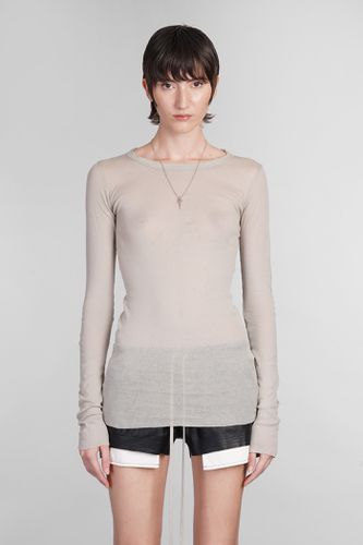 Rib Ls T Topwear In Cotton - Rick Owens - Modalova