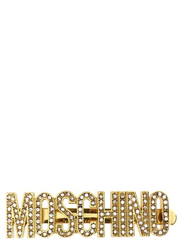 Moschino Logo Hairpin - Moschino - Modalova