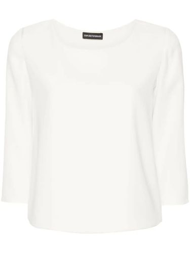 Sleeves Crew Neck Shirt - Emporio Armani - Modalova