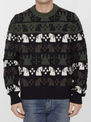 Burberry Chess Pattern Sweater - Burberry - Modalova