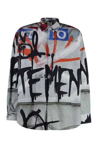 VETEMENTS Printed Cotton Shirt - VETEMENTS - Modalova