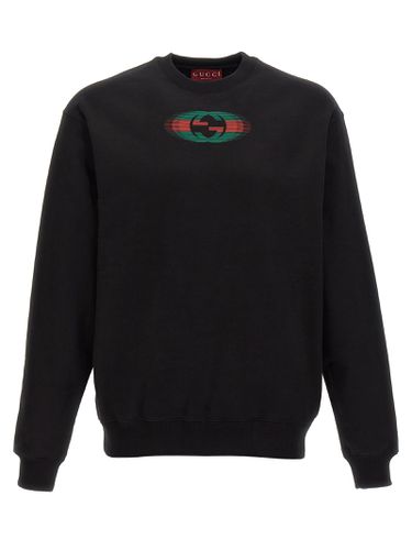 Gucci Logo Print Sweatshirt - Gucci - Modalova