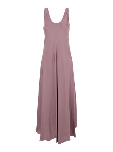 Forte_Forte Long Pink Dress With U Neck In Fabric Woman - Forte Forte - Modalova