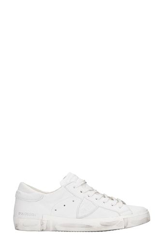 Prsx L Sneakers In White Leather - Philippe Model - Modalova