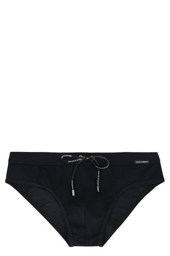 Drawstring Swim Briefs - Dolce & Gabbana - Modalova