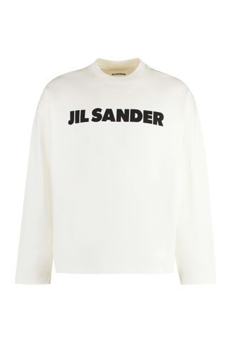 Long Sleeve Cotton T-shirt - Jil Sander - Modalova