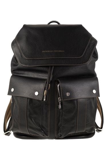 Brunello Cucinelli Leather Backpack - Brunello Cucinelli - Modalova