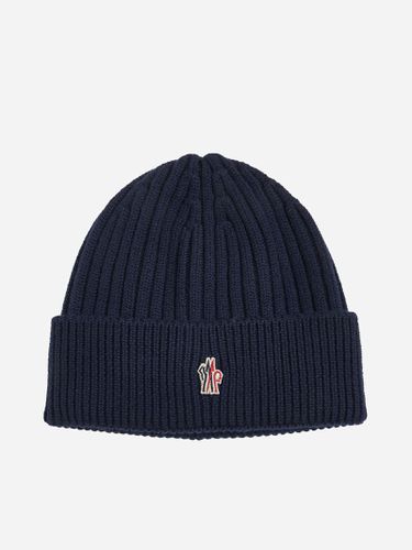 Moncler Logo Wool Beanie - Moncler - Modalova