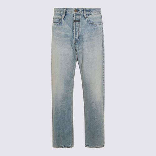 Fear of God Light Blue Cotton Jeans - Fear of God - Modalova