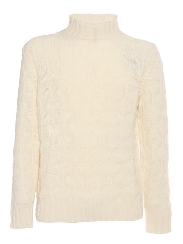 Diamond Pattern Turtleneck Sweater - Kangra - Modalova