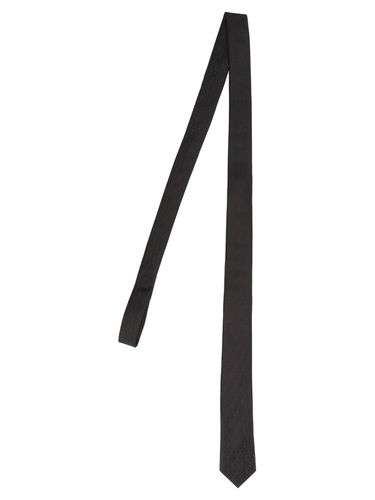 Monogram Patterned Pointed Tip Tie - Saint Laurent - Modalova