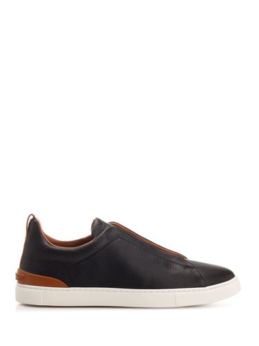 Triple Stitch Low Top Sneakers - Zegna - Modalova