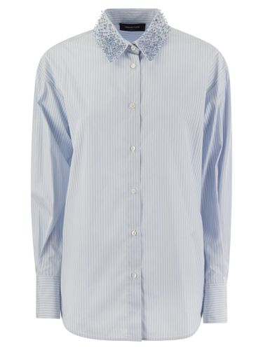 Light Blue Cotton Shirt - Fabiana Filippi - Modalova