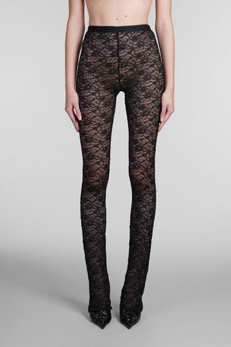 Rhinestone Lace Leggings - Alessandra Rich - Modalova