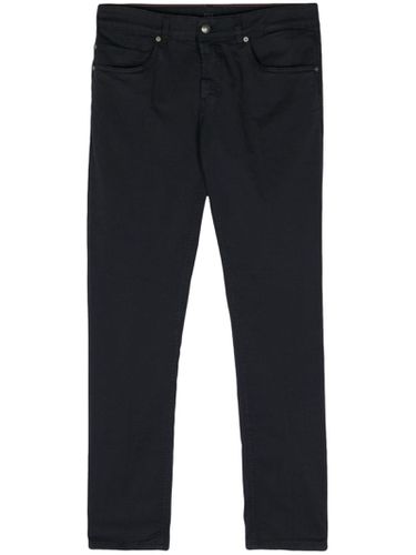 Stretch-cotton Trousers, Twill Weave, Logo Patch To The Rear, Button Fly Fastening, Belt Loops, Pressed Crease, Tapered Leg, Classic Five Pockets - Fay - Modalova