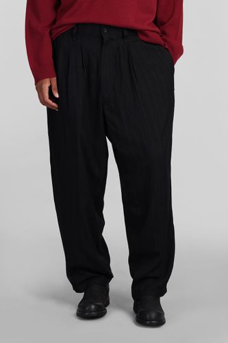 Yohji Yamamoto Pants In Black Rayon - Yohji Yamamoto - Modalova