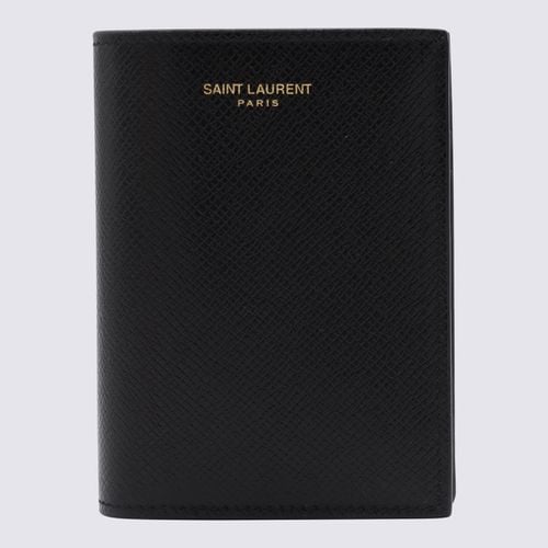 Leather Card Holder - Saint Laurent - Modalova