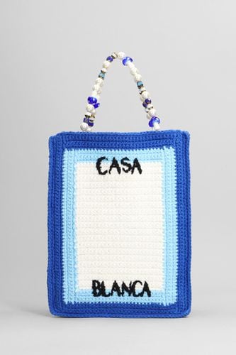 Logo Cotton Crochet Tote Bag - Casablanca - Modalova