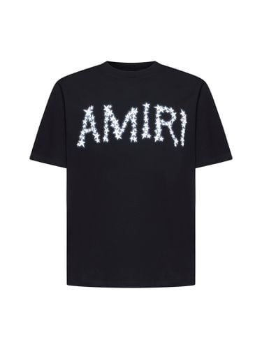 Stars Logo Printed Crewneck T-shirt - AMIRI - Modalova