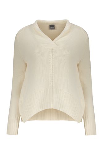 Cashmere V-neck Sweater - Lorena Antoniazzi - Modalova