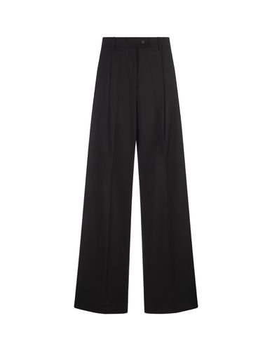 SportMax Black Vela Trousers - SportMax - Modalova