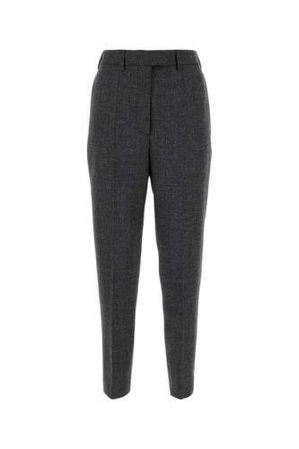 Prada Dark Grey Wool Pant - Prada - Modalova