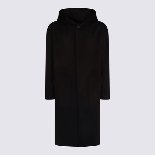 Giorgio Armani Black Wool Coat - Giorgio Armani - Modalova