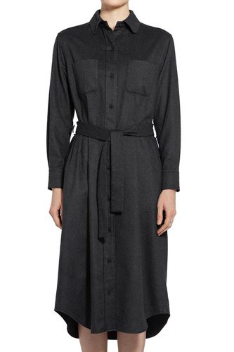 Thom Browne Belted Midi Shirt Dress - Thom Browne - Modalova