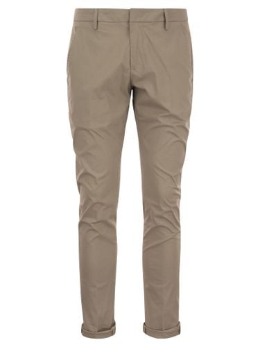 Gaubert - Slim-fit Gabardine Trousers - Dondup - Modalova