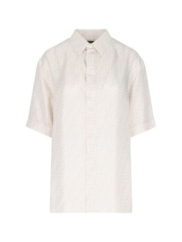 Fendi ff Silk Shirt - Fendi - Modalova