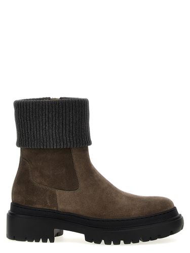 Monile Ankle Boots - Brunello Cucinelli - Modalova