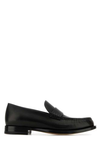 The Row Black Leather Novus Loafers - The Row - Modalova