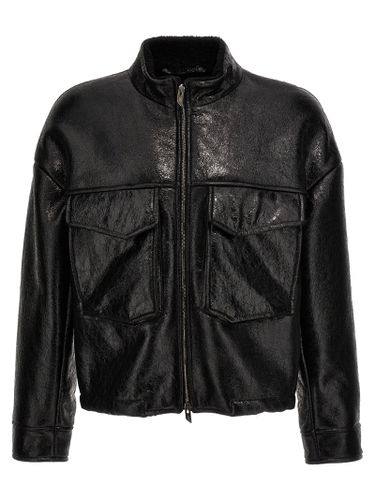 Craclè Leather Jacket - Salvatore Santoro - Modalova