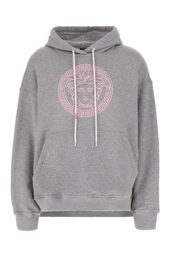 Versace Grey Cotton Sweatshirt - Versace - Modalova