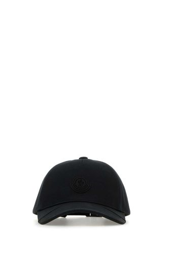 Moncler Black Cotton Baseball Cap - Moncler - Modalova