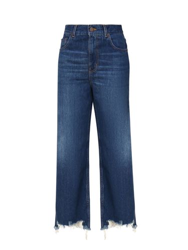 Chloé Wide Denim Raw Cut - Chloé - Modalova