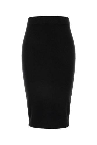 Saint Laurent Black Wool Skirt - Saint Laurent - Modalova