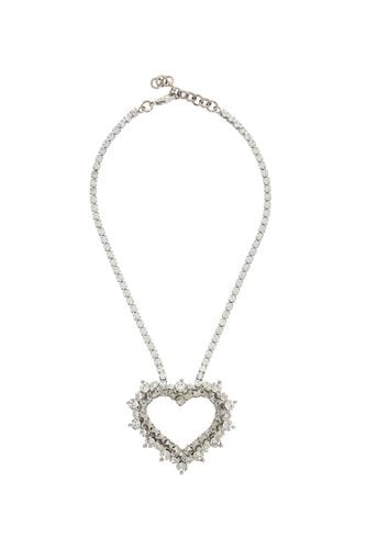 Necklace With Heart Pendant - Alessandra Rich - Modalova