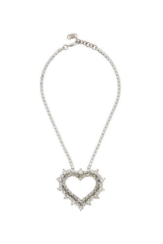 Necklace With Heart Pendant - Alessandra Rich - Modalova