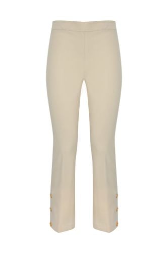 Trousers With Oval T Buttons - TwinSet - Modalova