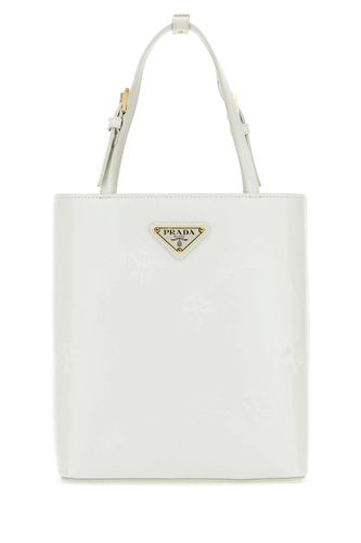 Prada White Leather Handbag - Prada - Modalova